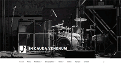 Desktop Screenshot of incaudavenenum.org